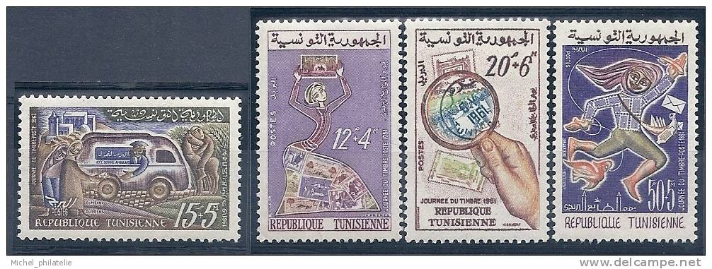 ⭐ Tunisie - YT N° 533 à 536 ** Neuf Sans Charnière - 1961 ⭐ - Tunisie (1956-...)