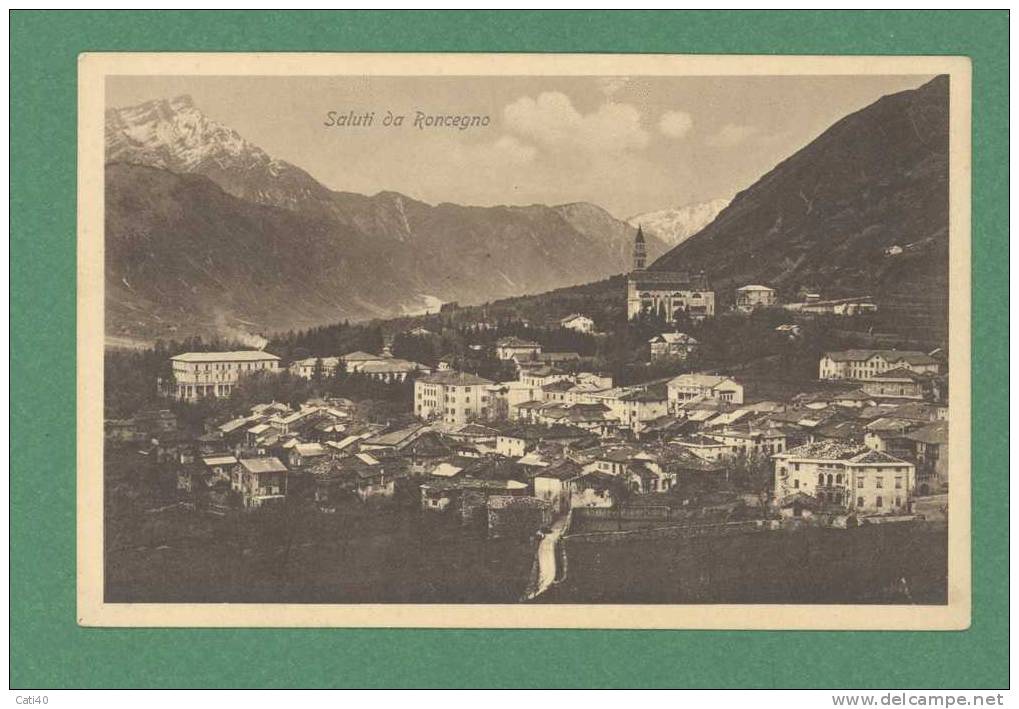 CARTOLINA-SALUTI DA RONCEGNO - Trento