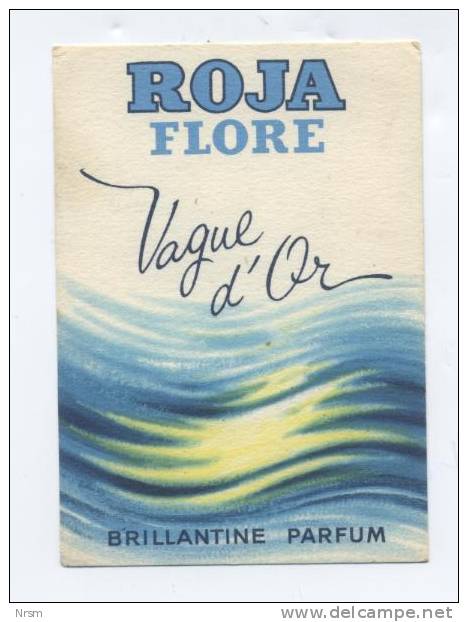 Carte Parfumée / ROJA FLORE : VAGUE D'OR - Vintage (until 1960)