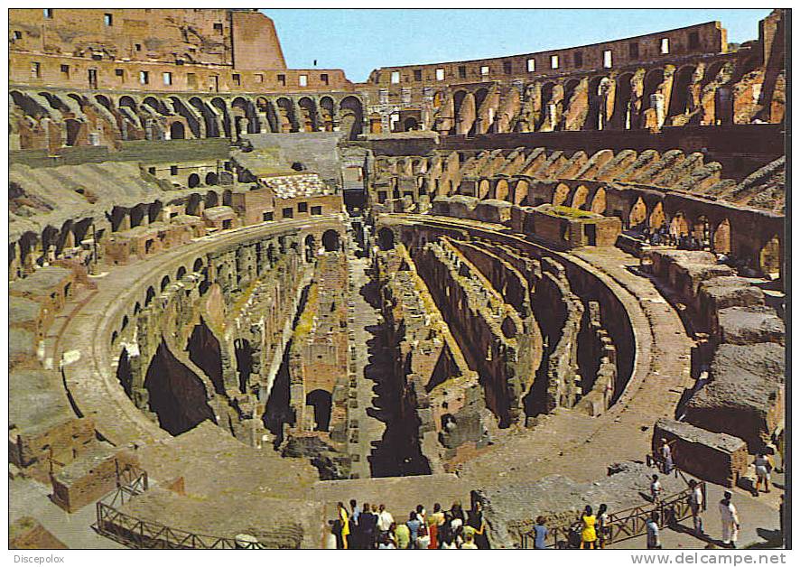 A1413 Roma - Colosseo -. Interno /  Non Viaggiata - Colosseum
