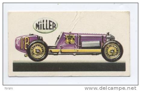 Carte De Collection BROOKE BOND TEA / Série Automobiles : Voiture MILLER - Other & Unclassified