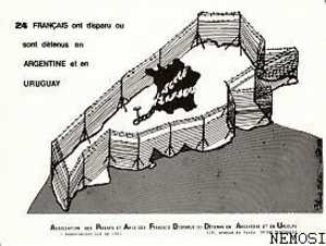 Carte De Soutien - 24 Français Ont Disparu Ou Sont Détenus En Argentine Et En Uruguay - Ereignisse