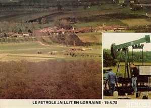 Le Pétrole Jaillit En Lorraine - 19 Avril 1978 - Série De 4 CP - Evènements