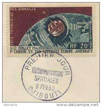 COTE FRANCAISE DES SOMALIS / 2 FDC PA 33 Et PA 46A / 4 SCANS - Lettres & Documents