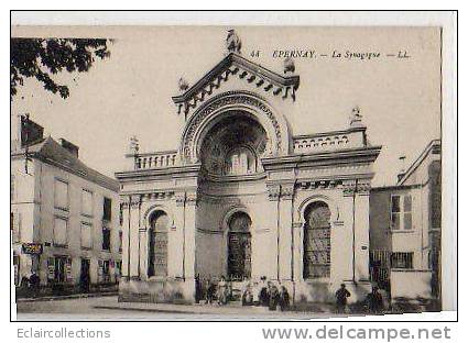 Judaïca.. Synagogue   Epernay  51    (voir Scan) - Epernay