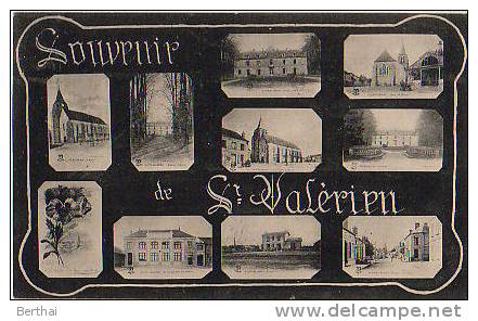 89 Souvenir De SAINT VALERIEN - Multivues - Saint Valerien