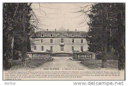 89 SAINT VALERIEN - Le Chateau (vu De Devant) - Saint Valerien