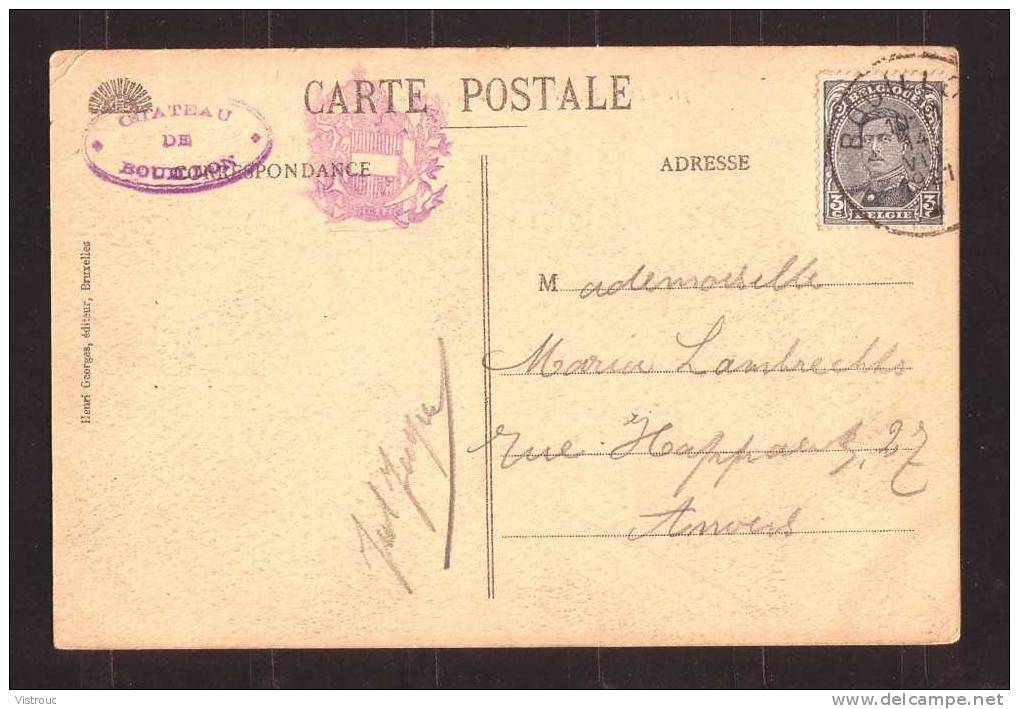 COB N° 183 Seul Sur CP - Oblitération: "BOUILLON - 14-VIII - 1921". - Lettres & Documents