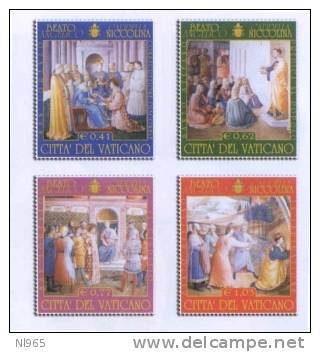 STATO CITTA' DEL VATICANO - VATIKAN STATE - GIOVANNI PAOLO II - ANNO 2003 - CAPPELLA NICCOLINA  - NUOVI MNH ** - Unused Stamps
