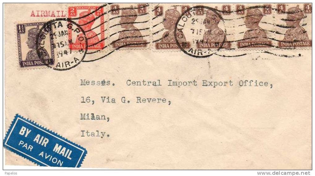 1947 INDIA - Briefe U. Dokumente