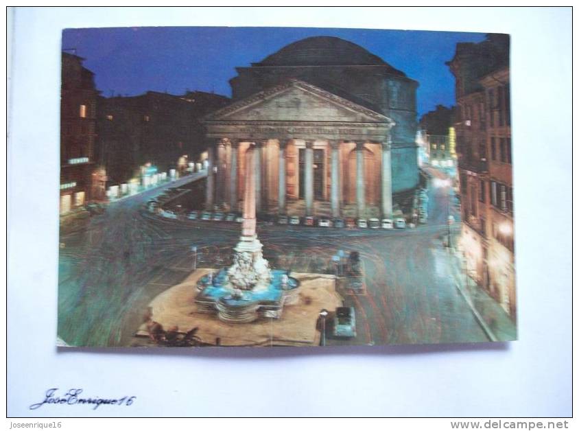 ROMA - IL PANTHEON - NOTTURNO, NOCTURNE. EDIZ. CO.VE.S N° 8 -   1981 - Pantheon