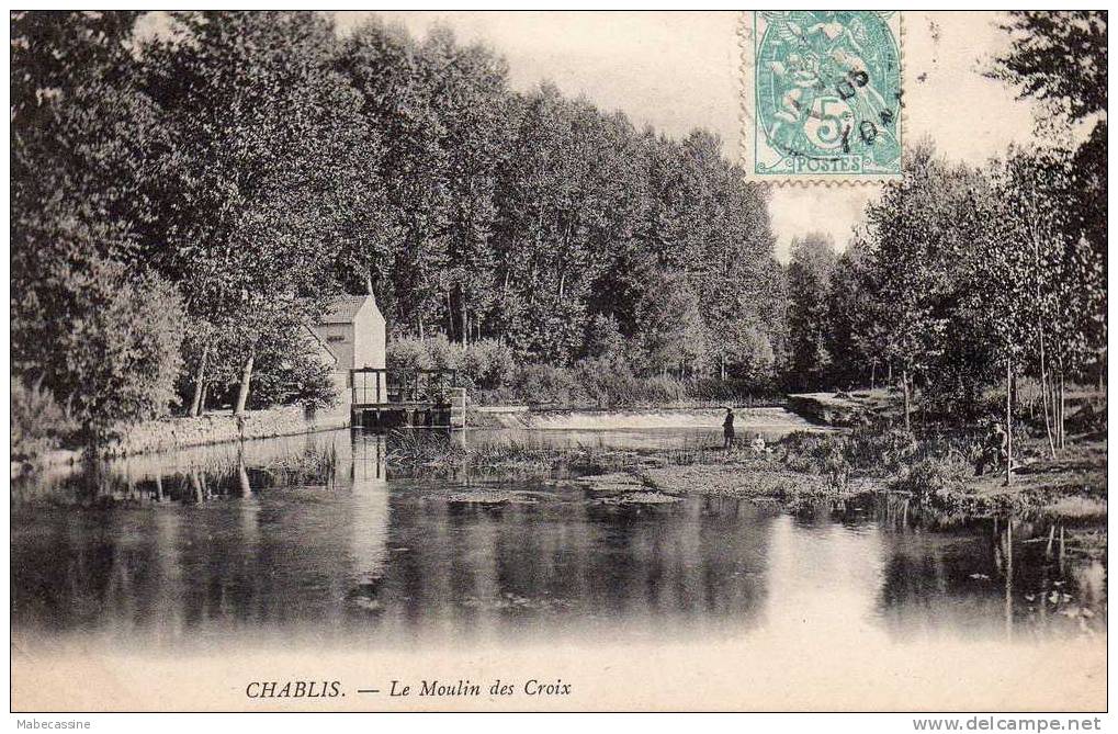 89 Chablis Le Moulin Des Croix Animée - Moulins à Eau