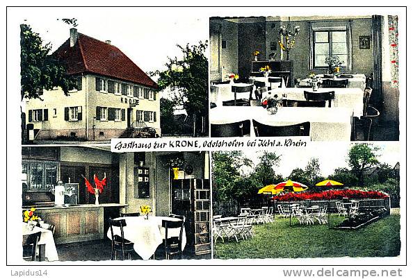 T 442 / CPSM   ALLEMAGNE - GASTHAUS ZUR KRONE - Kehl