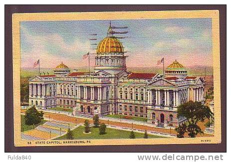 CPSM. HARRISBURG.     State Capitol.  1955. - Harrisburg