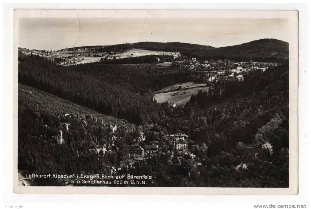 GERMANY - KIPSDORF, Panorama, 1938. - Kipsdorf