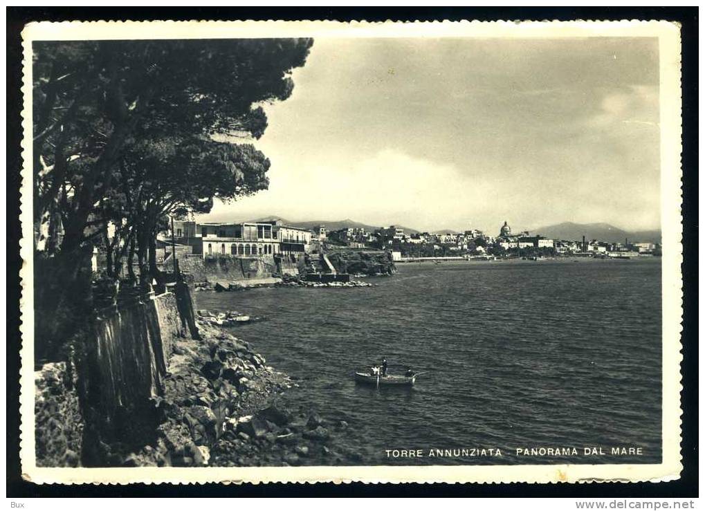 TORRE ANNUNZIATA  CAMPANIA   VIAGGIATA CONDIZIONI FOTO   BOLLO RIMOSSO - Torre Annunziata