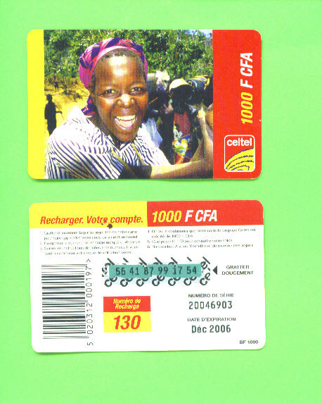 BURKINA FASO - Remote Phonecard As Scan - Burkina Faso