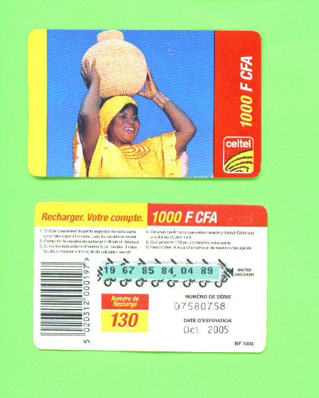 BURKINA FASO - Remote Phonecard As Scan - Burkina Faso