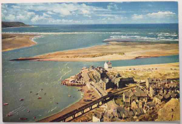 UK - WALES - Barmouth, The Harbour And Bar - Unused J. Arthur Dixon Postcard - Caernarvonshire