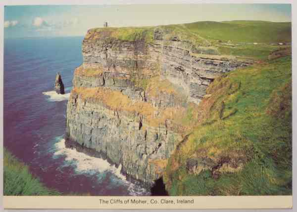 IRELAND / IRLANDE - The Cliffs Of Moher, Co. Clare - 1980 Postcard - Clare