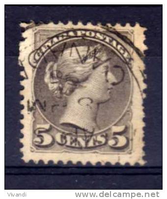 Canada - 1889 - 5 Cents Definitive - Used - Oblitérés