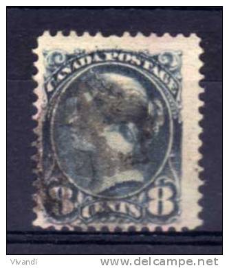 Canada - 1893 - 8 Cents Definitive (Bluish Slate) - Used - Oblitérés