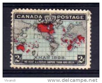 Canada - 1898 - 2 Cents Christmas - Used - Oblitérés
