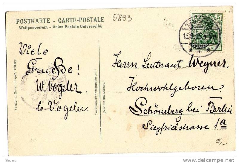 5893     Germania  Triberger  Wasserfall   VG  1905 - Triberg