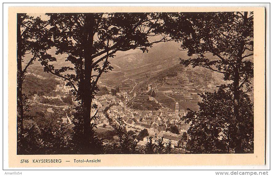 RAR Kaysersberg - Elsass Alsace Um 1910 - Elsass