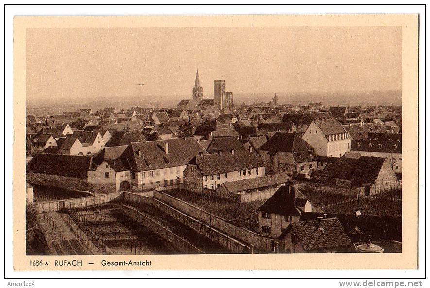 RAR Rufach - Elsass Alsace Um 1910 - Elsass