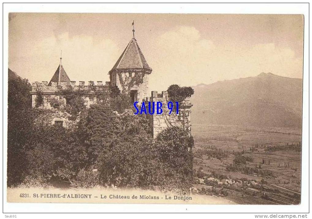 St-Pierre D'Albigny- Le Château De Miolans -Le Donjon - Abem,N°4231-  -Non Circulé --Réf:8182 - Saint Pierre D'Albigny
