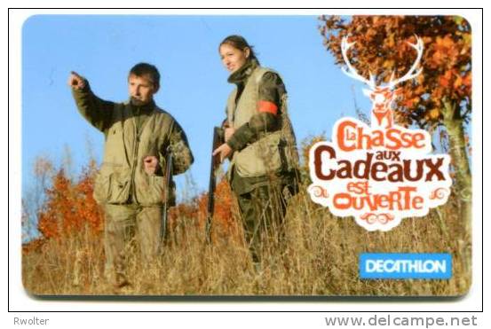 @+ Carte Cadeau - Gift Card : DECATHLON - CHASSE. - Carta Di Fedeltà E Regalo