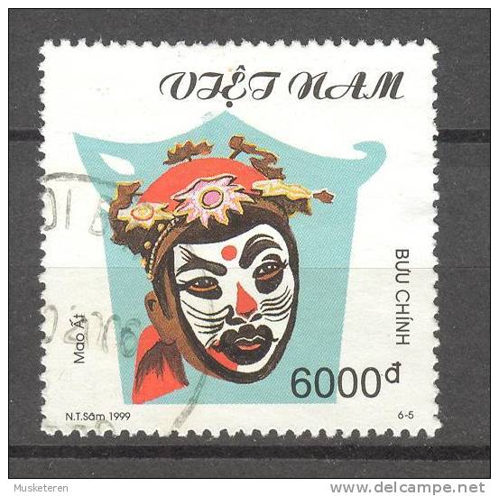 Vietnam 1999 Mi. 2983   6000 D Masken Der Traditionellen Tuong-Oper Tuong Opera Masks - Vietnam