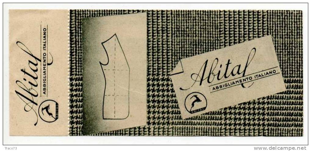 BUONO   Della  Società  ABITAL  -  Abbigliamento Italiano   /  Milano  - 1946 - Autres & Non Classés