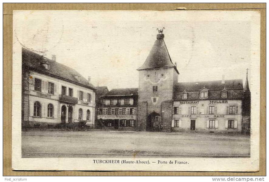 Turckheim Porte De France Restaurant Muller Café De La Gare - Turckheim