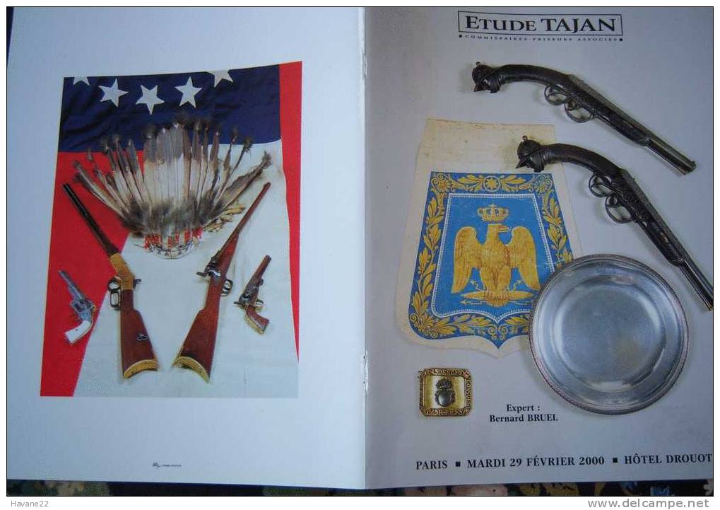 CAT VENTE Militaria 29/02/2000 ARMES BLANCHES A FEU US SOUVENIRS NAPOLEONIENS ORDRES DE CHEVALERIE - Frankrijk