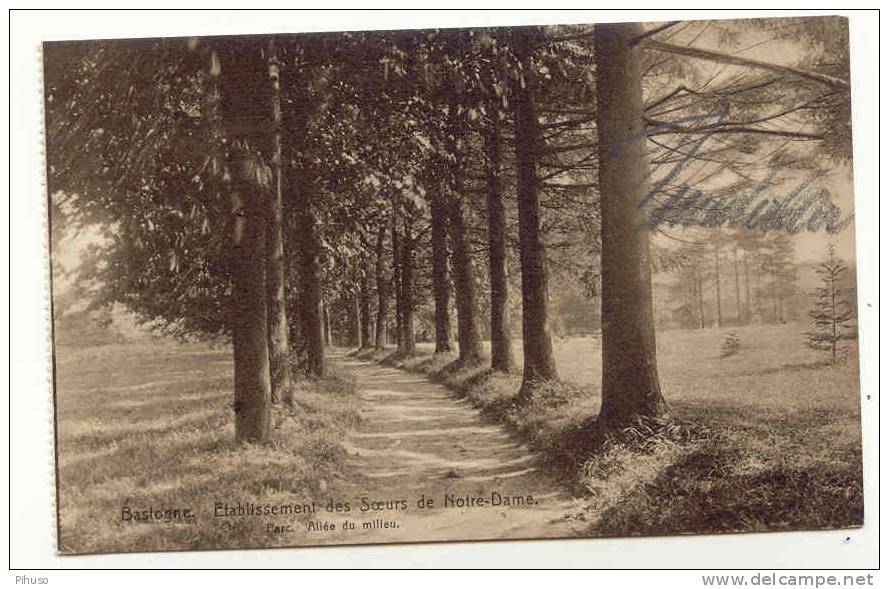 B2781 : BASTOGNE : Etablissement Soeurs De Notre-Dame : Allee Du Millieu - Bastenaken