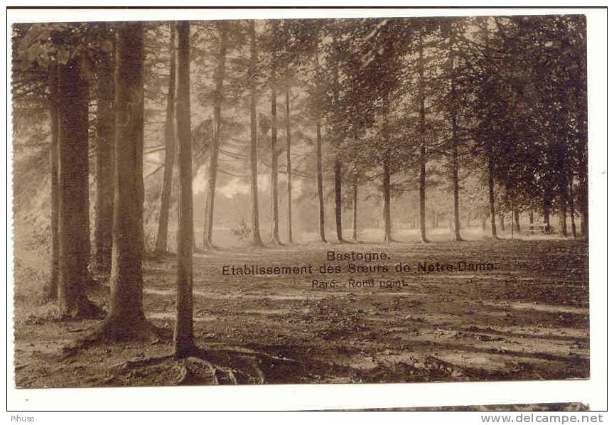 B2782 : BASTOGNE : Etablissement Soeurs De Notre-Dame : Parc Rond Point - Bastogne