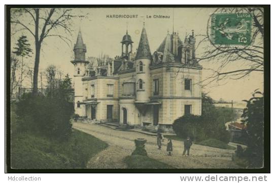 78 HARDRICOURT / Le Château / CARTE COULEUR - Hardricourt