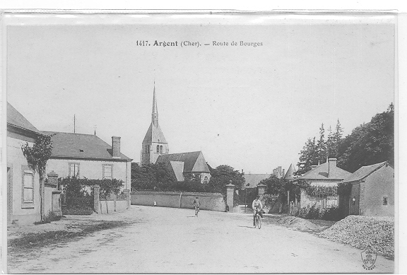 18 )) ARGENT - Route De Bourges  1417 - Argent-sur-Sauldre