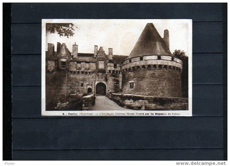 FRANCE: Marianne De Dulac N°691 Sur Carte Postale De PONTIVY TB*** - 1944-45 Marianne Van Dulac