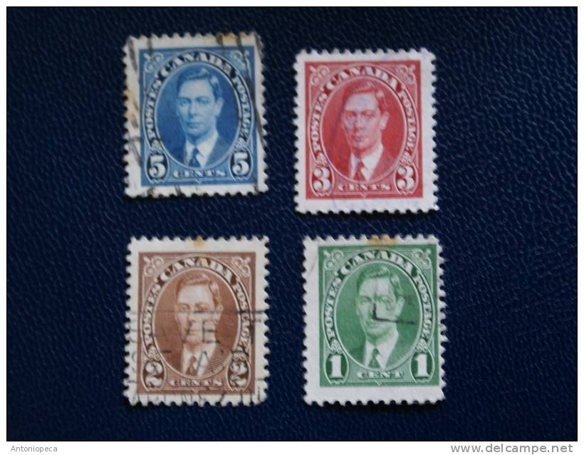 CANADA 1937 USED GEORGE VI VF - Gebraucht