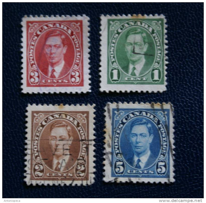 CANADA 1935 USED GEORGE VI VF - Used Stamps