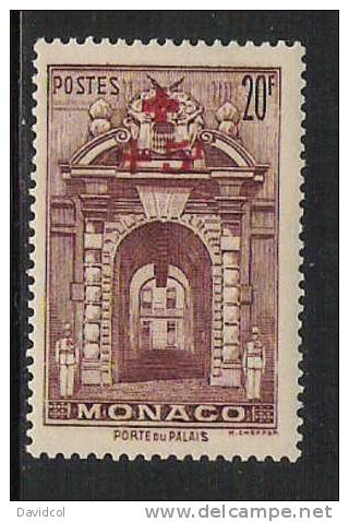 Q280.-. MONACO .-. 1940 .-. SCOTT # B50.-.  MH . RED CROSS .- CAT VAL : US $ 29.00 / EUR 23.00 - Nuovi