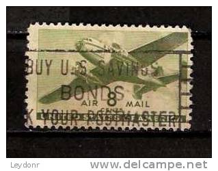 Air Mail - Twin Motored Transport Plane - Scott # C26 United States - 2a. 1941-1960 Gebraucht