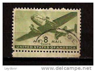 Air Mail - Twin Motored Transport Plane - Scott # C26 United States - 2a. 1941-1960 Usados