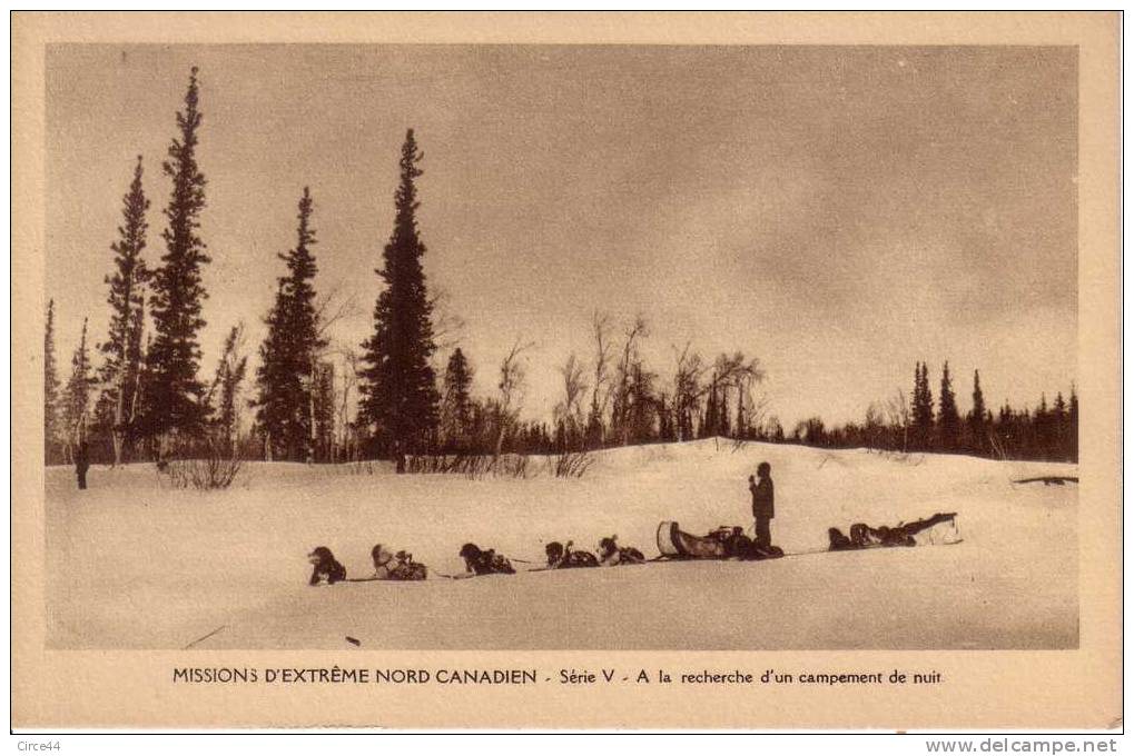 MISSIONS EXTREME NORD CANADIEN.MISSIONNAIRES.CHIENS. - Altri & Non Classificati