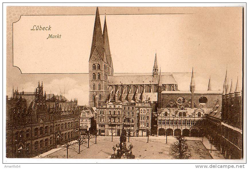 RAR Lübeck - Markt Um 1900 ! - Lübeck