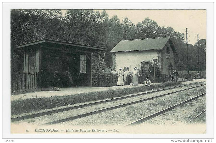 RETHONDES - HALTE Du Pont De Rethondes ( TRAIN - GARE - CHEMIN DE FER ) - Rethondes