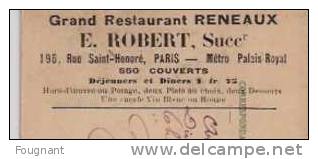 FRANCE: LEVALLLOIS-PERRET:Crue De La Seine:30/01/1910.Rue Fromont.Verso:Grand Restaurant Reneaux.1910. - Überschwemmungen